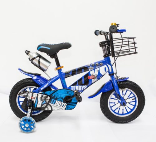 Bicicleta Copii TF BOYS 12" albastru lucios 2-4 ani