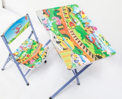 Masuta copii cu scaunel pliabile - Garaj