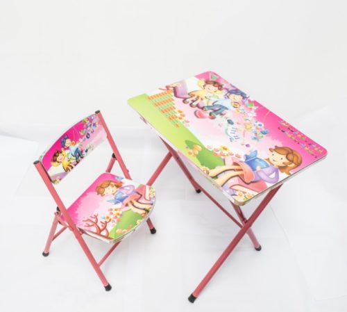 Masuta copii cu scaunel pliabile - Fetita